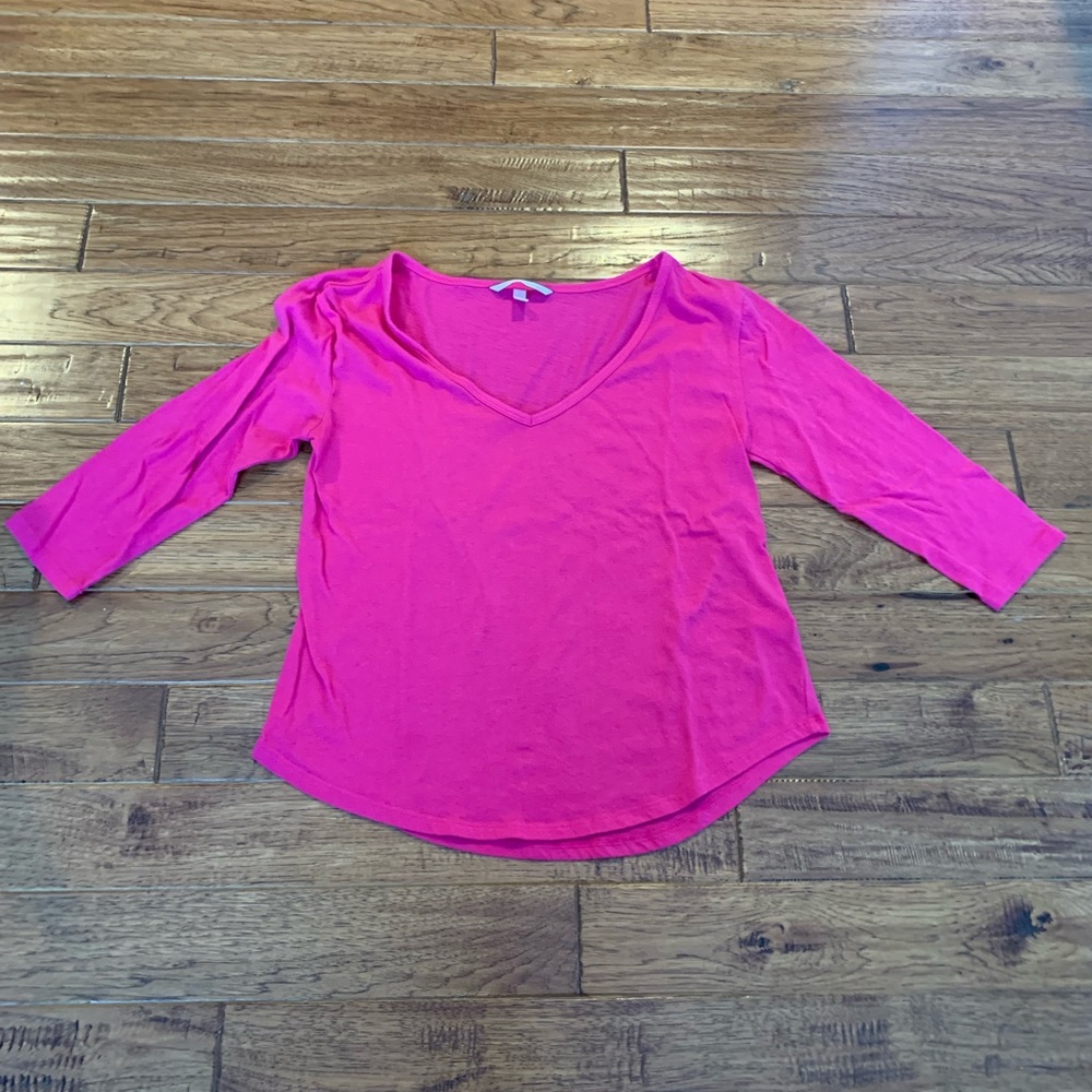 3/4 Sleeve Victoria’s Secret t-shirt.